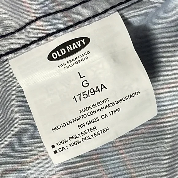 Old Navy mens multicolor check 9” Inseam board shorts swimwear - size L - Picture 5 of 10